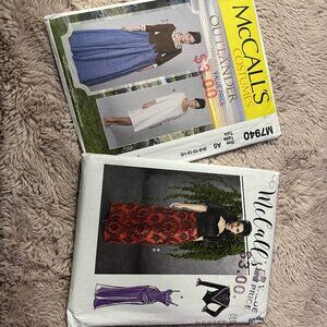 LOT - 2 McCalls Cosplay Sewing Patterns - UNCUT
